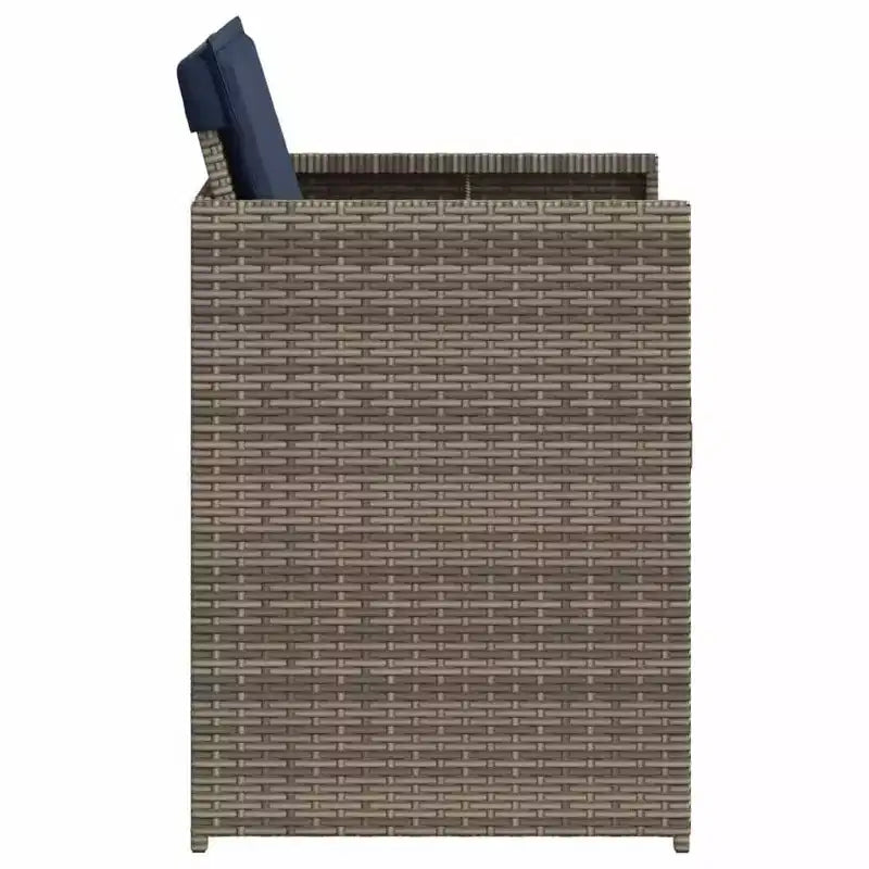 vidaXL Sedia da Giardino Grigia in Rattan PE Pieghevole Standard