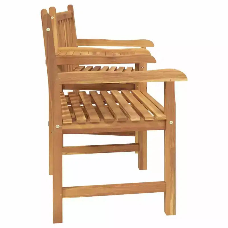 vidaXL Sedia Marrone 152 x 63 x 89 cm in Legno Massello di Teak