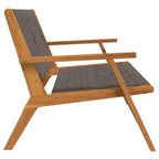 vidaXL Garden Furniture Grey 48.03 x 30.71 x 28.74 in