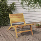 vidaXL Sedia da giardino Teak Teak massello Standard Pieghevole