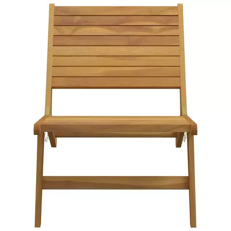 vidaXL Sedia da giardino Teak Teak massello Standard Pieghevole