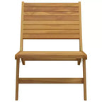 vidaXL Sedia da giardino Teak Teak massello Standard Pieghevole