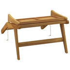 vidaXL Sedia da giardino Teak Teak massello Standard Pieghevole