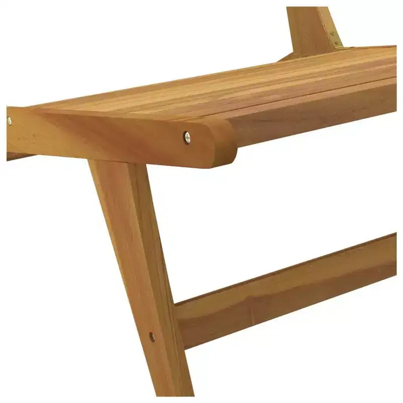 vidaXL Sedia da giardino Teak Teak massello Standard Pieghevole