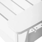 WestinTrends St. Augustine Outdoor Patio 49 HDPE Adirondack Garden Bench