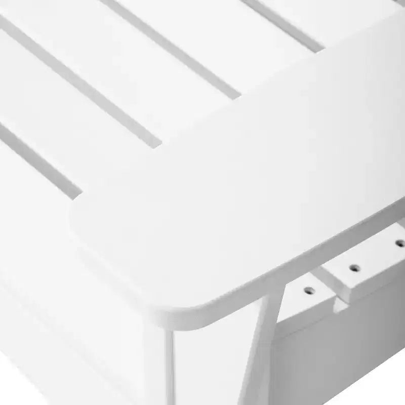WestinTrends St. Augustine Outdoor Patio 49 HDPE Adirondack Garden Bench
