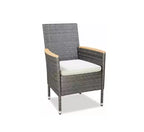 4-Piece All-Weather Rattan Patio Dining Chair