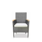 4-Piece All-Weather Rattan Patio Dining Chair
