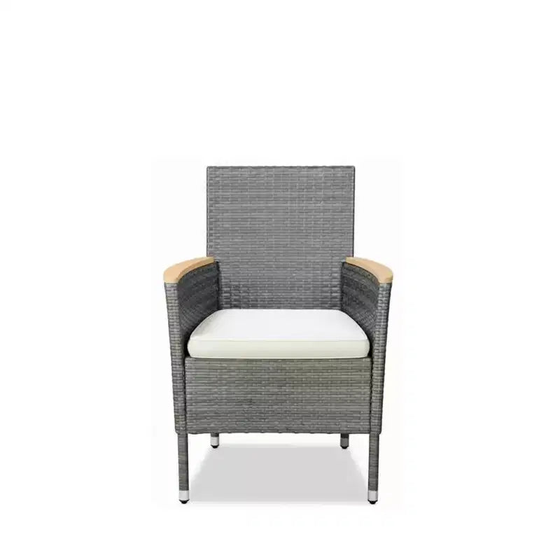 4-Piece All-Weather Rattan Patio Dining Chair