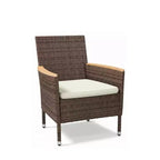 4-Piece All-Weather Rattan Patio Dining Chair