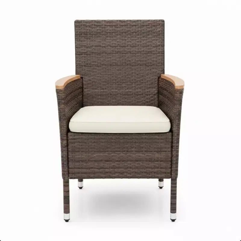 4-Piece All-Weather Rattan Patio Dining Chair
