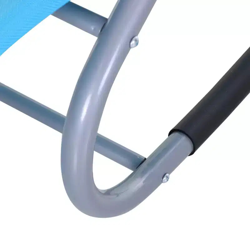 Poltrona a dondolo reclinabile da esterno Zero Gravity con cuscino rimovibile in tessuto resistente alle intemperie