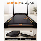4-in-1 Foldable Walking Pad with Handle, 14% Incline Under-Desk Treadmill for Home, 2.5 HP Quiet Brushless Motor