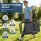 Weightless Chairs,Living Room Chairs for Outdoor Patio Last Intervention with Pillow and Cup Tray,Adjustable Reclining Chair,Portable Folding Chair