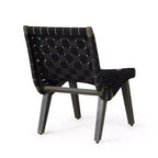 ModernLuxe Sedie a Sdraio da Esterno in Legno di Acacia, Poltrona da Giardino con Intreccio in Corda e Contorno Ergonomico Incassato - Set da 2