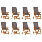 vidaXL Garden Chair 4 pcs and 57 x 71.5 x 104 cm