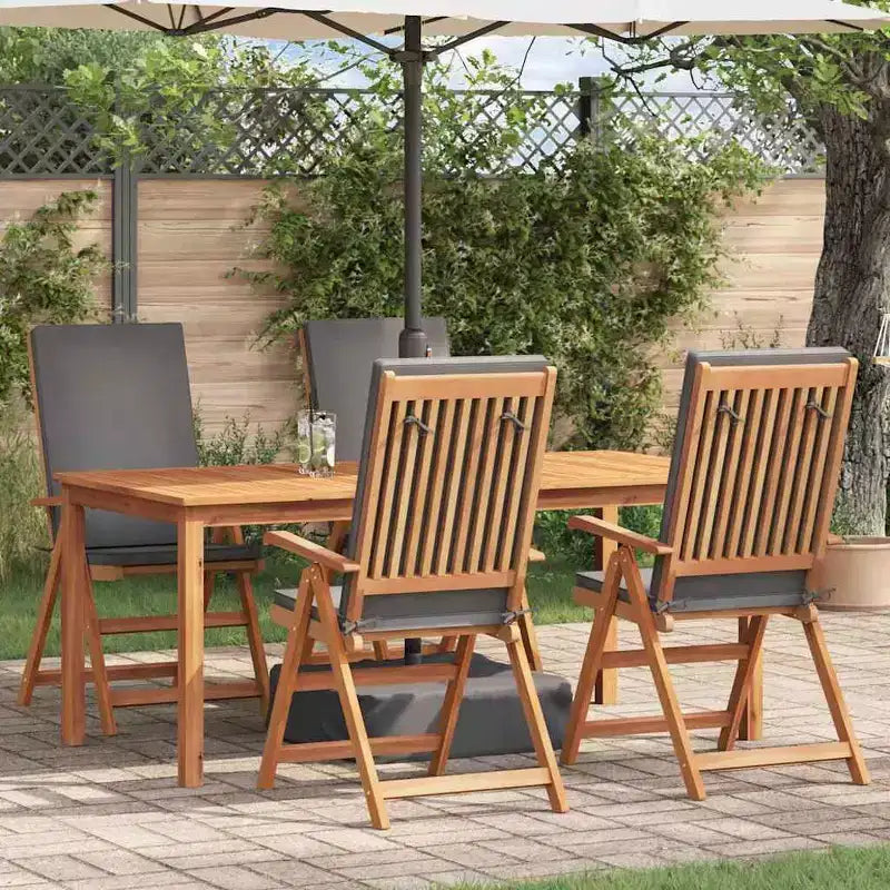 vidaXL Sedia da Giardino 4 pz 57 x 71,5 x 104 cm