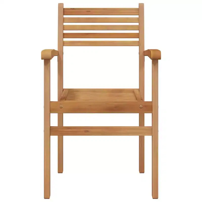 vidaXL Sedie 8 pz 56x55x90,5 cm Legno massello di teak