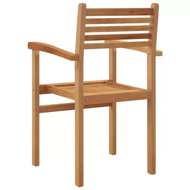 vidaXL Sedie 8 pz 56x55x90,5 cm Legno massello di teak