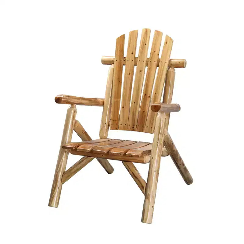 Karl Home | Rustic Solid Wood Patio Dining Chair