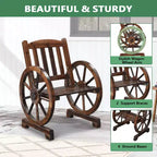 Karl Home | Wagon-Inspired Solid Wood Patio Dining Chair