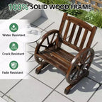 Karl Home | Wagon-Inspired Solid Wood Patio Dining Chair