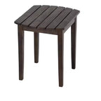 Folding Large Size Adirondack Chair Pine Wood with Ottoman and End Table