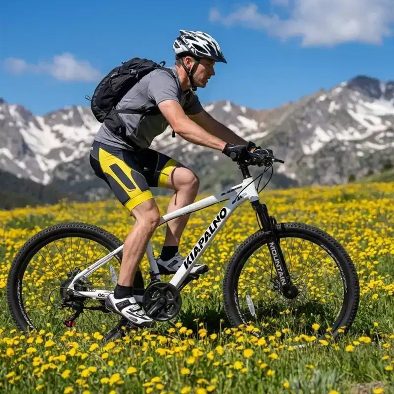 Mountain bike GDFStudio Trailcrest da 26 pollici per tutti i terreni, 21 velocità, con sospensione anteriore