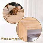 GDFStudio Oakmere Farmhouse Wood Console Table with Storage Shelf