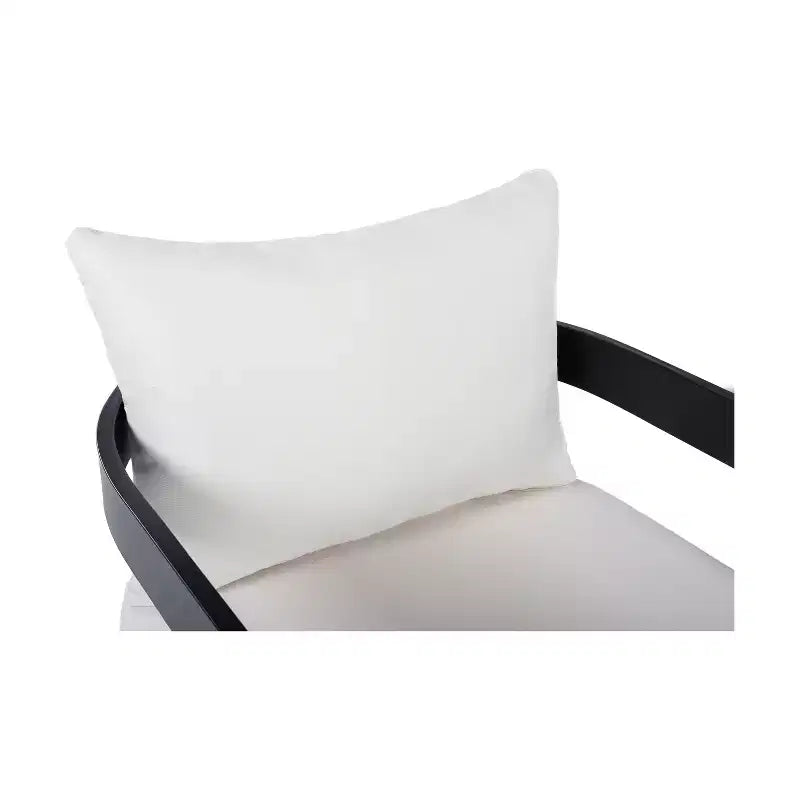 ModernLuxe Sedia da Giardino Sedia a Sdraio Singola da Esterno Ergonomica con Morbidi Cuscini Impermeabili e Telaio Antiruggine