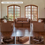 Anabei Modular Washable 4-Seater Sofa Sectional | Memorix+ Seat & Contour Pillow
