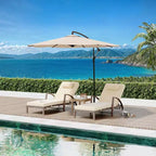 Set of 2 Patio Chaise Lounges,5-Position Adjustable PE Rattan Recliner with Armrests&Cushions,Collapsible Sun Lounger Chairs for Poolside,Deck,Garden