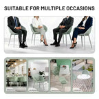 GDFStudio Joaquin Modern Polypropylene Outdoor Lounge Chairs with Curved Backrest (Set of 2)