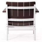 WestinTrends Pacifica Outdoor HDPE Modern Patio Club Armchairs (Set of 2)