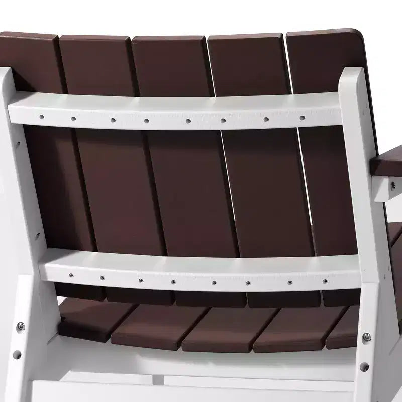 WestinTrends Pacifica Outdoor HDPE Modern Patio Club Armchairs (Set of 2)