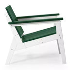 WestinTrends Pacifica Outdoor HDPE Modern Patio Club Armchairs (Set of 2)