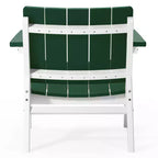 WestinTrends Pacifica Outdoor HDPE Modern Patio Club Armchairs (Set of 2)