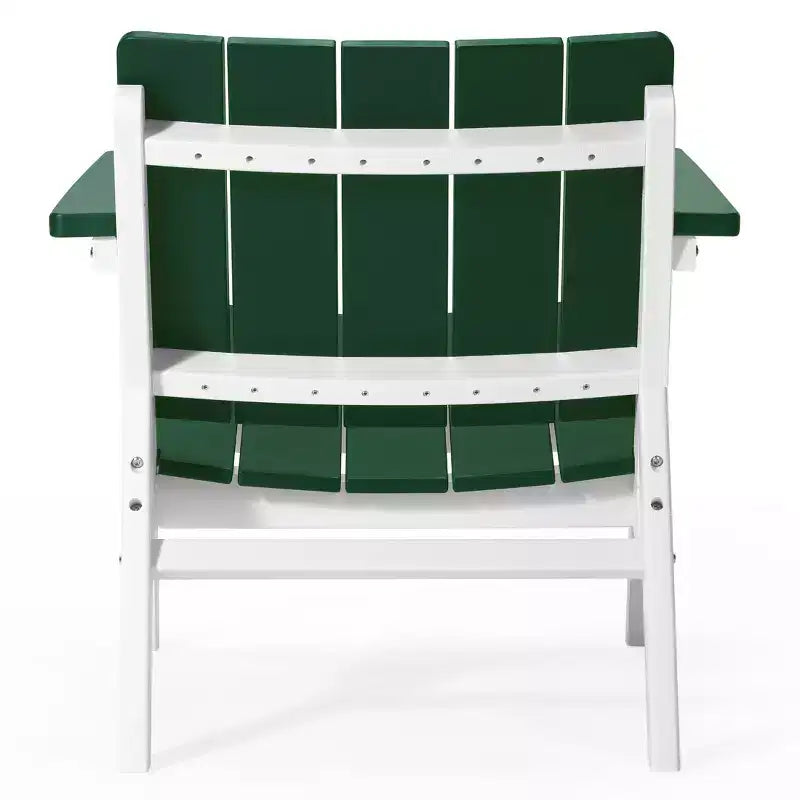 WestinTrends Pacifica Outdoor HDPE Modern Patio Club Armchairs (Set of 2)