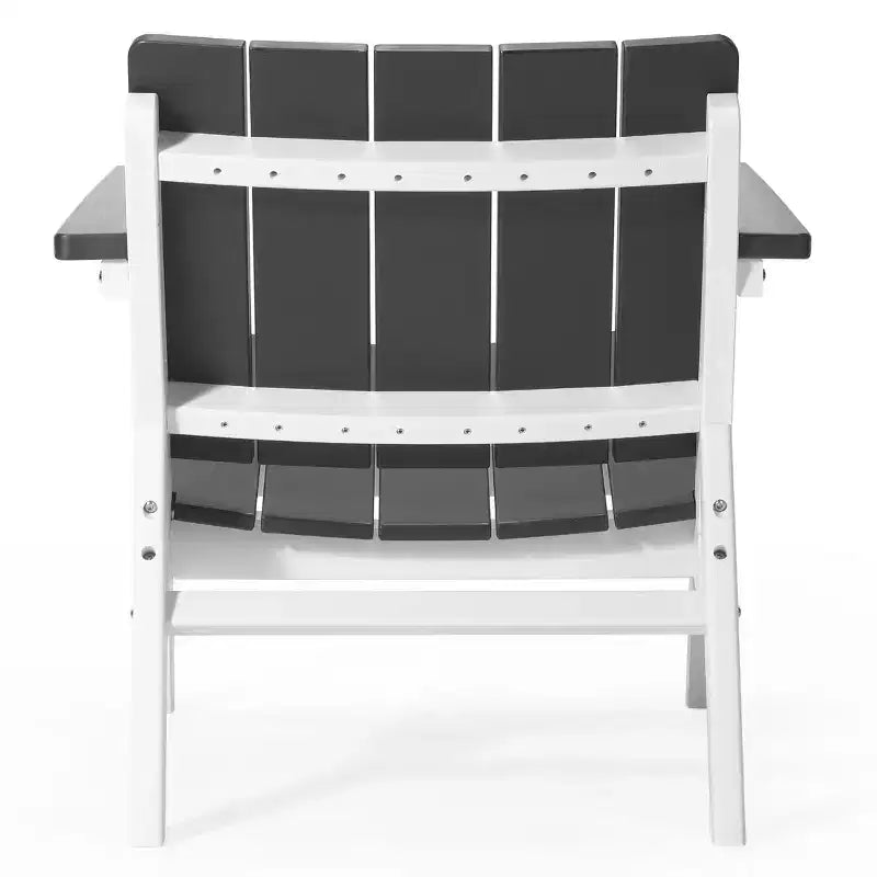 WestinTrends Pacifica Outdoor HDPE Modern Patio Club Armchairs (Set of 2)