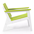 WestinTrends Pacifica Outdoor HDPE Modern Patio Club Armchairs (Set of 2)