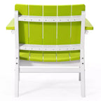 WestinTrends Pacifica Outdoor HDPE Modern Patio Club Armchairs (Set of 2)