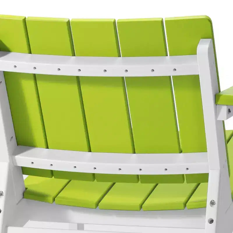 WestinTrends Pacifica Outdoor HDPE Modern Patio Club Armchairs (Set of 2)