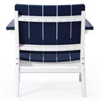 WestinTrends Pacifica Outdoor HDPE Modern Patio Club Armchairs (Set of 2)