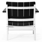 WestinTrends Pacifica Outdoor HDPE Modern Patio Club Armchairs (Set of 2)