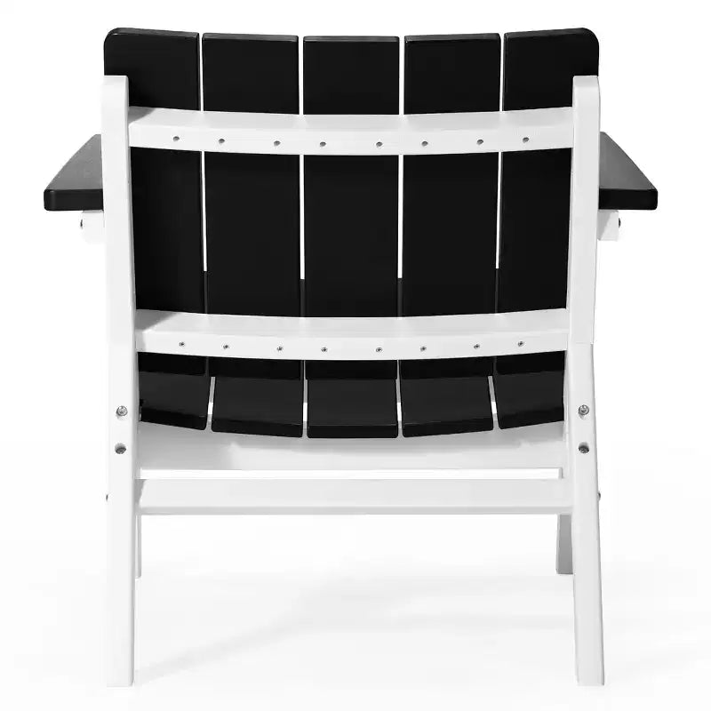 WestinTrends Pacifica Outdoor HDPE Modern Patio Club Armchairs (Set of 2)