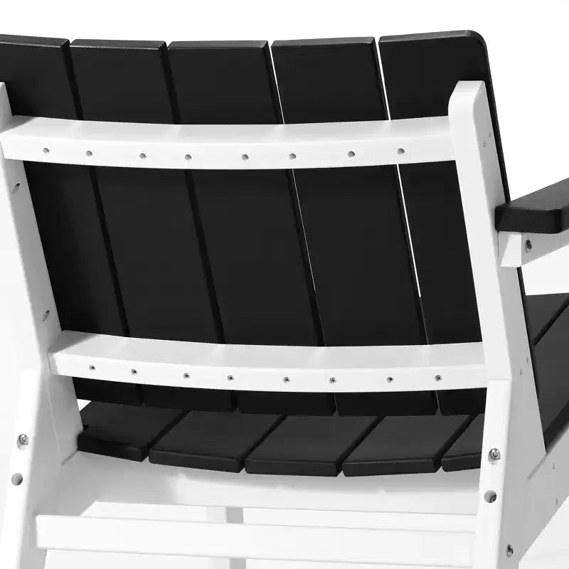 WestinTrends Pacifica Outdoor HDPE Modern Patio Club Armchairs (Set of 2)