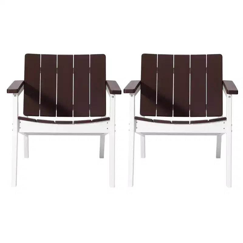 WestinTrends Pacifica Poltrone da club moderne da esterno in HDPE (Set da 2)