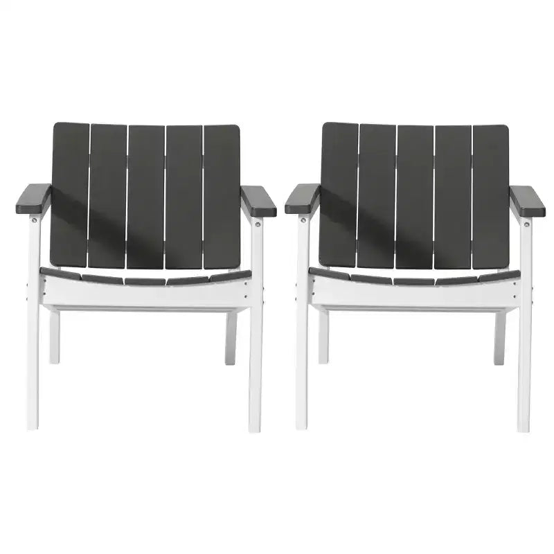 WestinTrends Pacifica Poltrone da club moderne da esterno in HDPE (Set da 2)