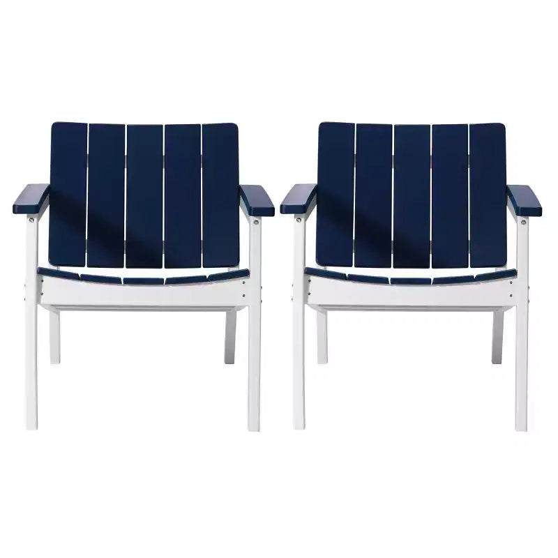 WestinTrends Pacifica Poltrone da club moderne da esterno in HDPE (Set da 2)