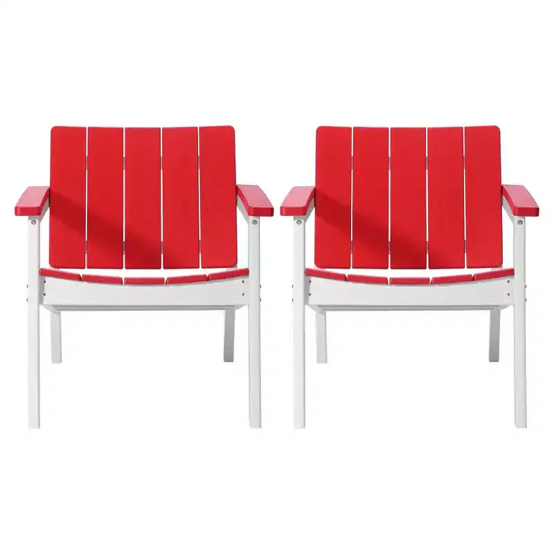 WestinTrends Pacifica Poltrone da club moderne da esterno in HDPE (Set da 2)